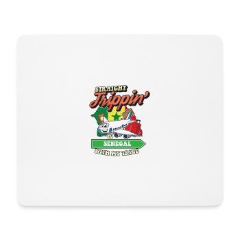 Straight Trippin' To Senegal With My Tribe Family - Mouse Pad (horizontal) - white - Front