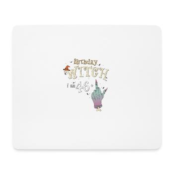 47. Geburtstag Hexe Lustige HallowQueen Trick oder - Mousepad (Querformat) - Weiß - Vorne
