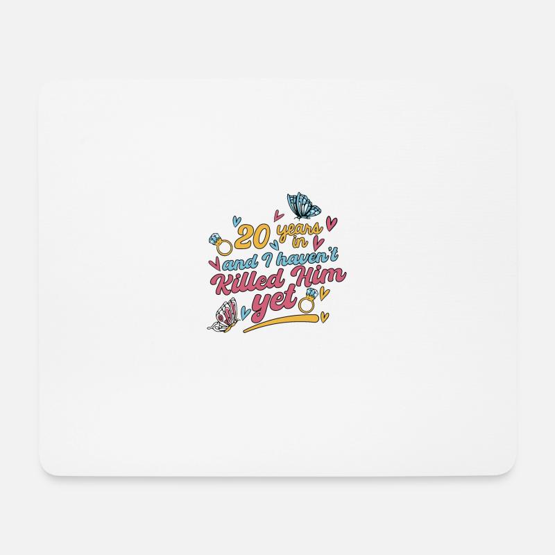 20 Jahre später und ich habe ihn noch nicht getötet - Mousepad (Querformat) - Weiß