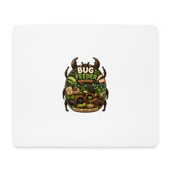 Bug Feeder Insect Friend Terrarium Bug Hunter - Mouse Pad (horizontal) - white - Front