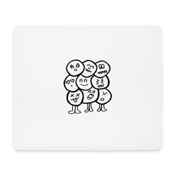 Emotions - Mouse Pad (horizontal) - white - Front