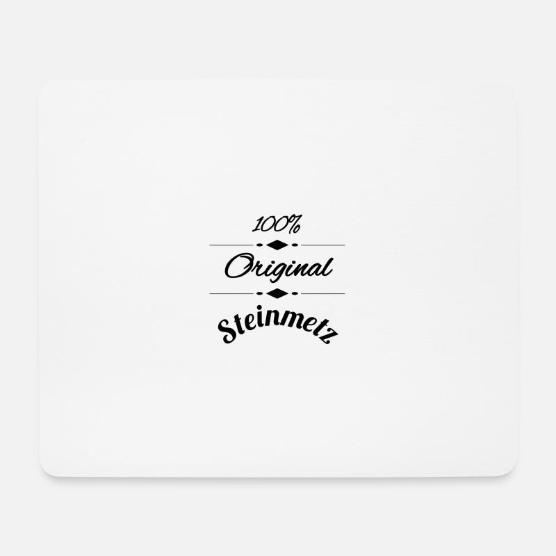 Steinmetz - Mousepad (Querformat) - Weiß