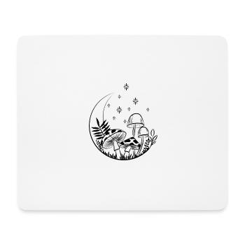 Champignons de nuit - Tapis de souris (format paysage) - blanc - Devant