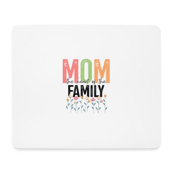 MOM Le chef de famille - Tapis de souris (format paysage) - blanc - Devant