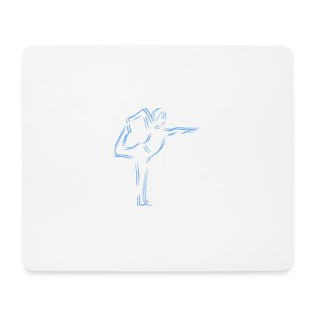 Yoga, Exercise - Mouse Pad (horizontal) - white - Front