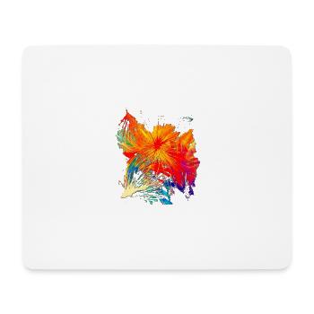 "Sylvester" Acryl Paint 41 by Marco Eckenbrecht - Mouse Pad (horizontal) - white - Front