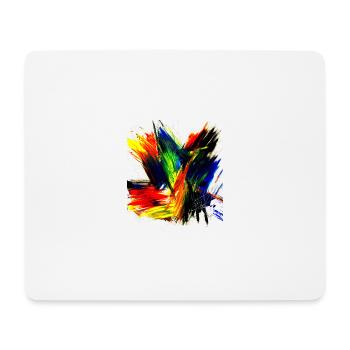 Freebirds by Acryl Paint 62 by Marco Eckenbrecht - Mousepad (Querformat) - Weiß - Vorne
