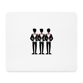Marié Equipe Party Bachelors - Tapis de souris (format paysage) - blanc - Devant
