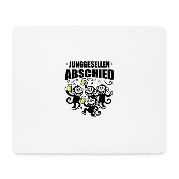 Junggesellenabschied Jga Affen Bier - Mousepad (Querformat) - Weiß - Vorne