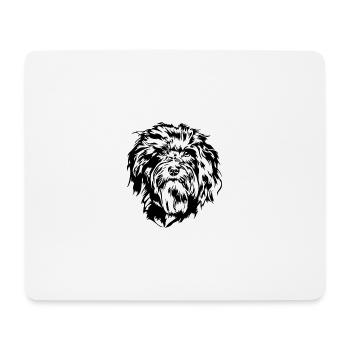 Havanese Dog Portrait Dog Wilsigns - Mouse Pad (horizontal) - white - Front