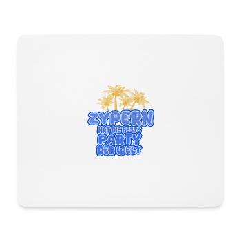 Cyprus as a holiday - Mouse Pad (horizontal) - white - Front