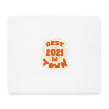 Ville 2021 - Tapis de souris (format paysage) - blanc - Devant
