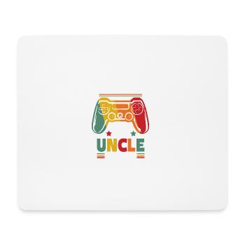 Leveled Up To Uncle - Mousepad (Querformat) - Weiß - Vorne