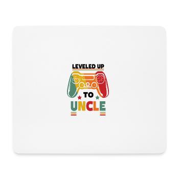 Auf Onkel aufgestiegen - Mousepad (Querformat) - Weiß - Vorne