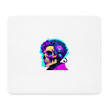 Musik bis zum Tod - Mousepad (Querformat) - Weiß - Vorne