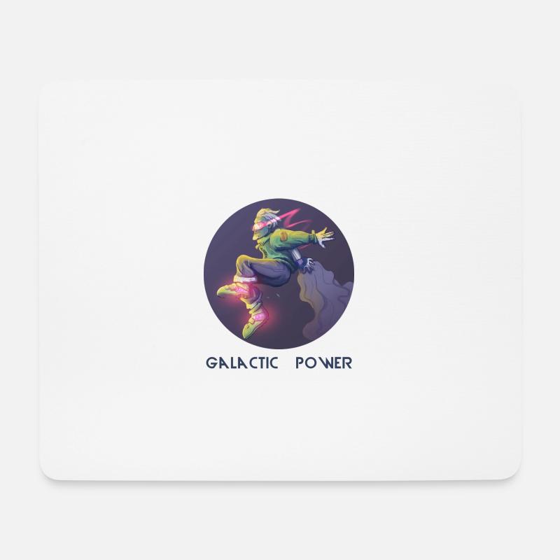 Galactic Power - Mouse Pad (horizontal) - white