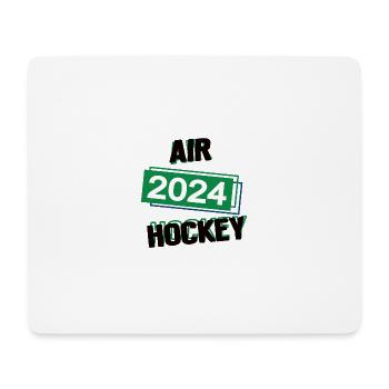 Air Hockey Spieler Team Turnier Mannschaft in 2024 - Mousepad (Querformat) - Weiß - Vorne