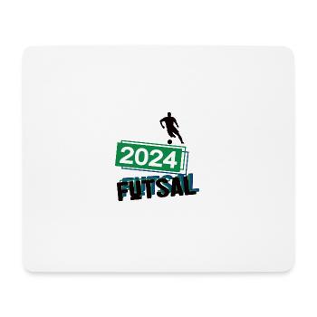 Futsal Spieler Team Turnier Mannschaft in 2024 - Mousepad (Querformat) - Weiß - Vorne