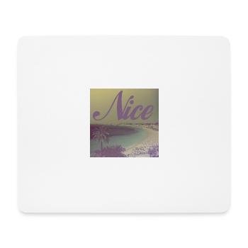 Nice vintage - Tapis de souris (format paysage) - blanc - Devant