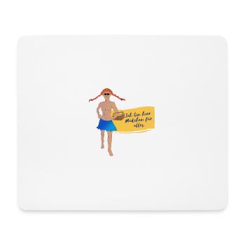 Mädchen für alles - Mousepad (Querformat) - Weiß - Vorne