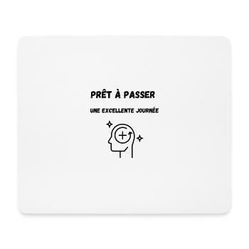Positive T-shirt - Tapis de souris (format paysage) - blanc - Devant