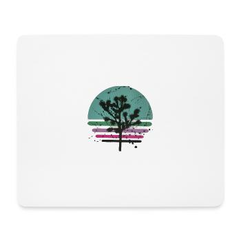 parc national de joshua Tree - Tapis de souris (format paysage) - blanc - Devant