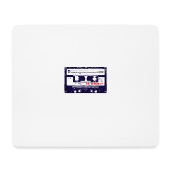 Band ist die richtige - Mousepad (Querformat) - Weiß - Vorne