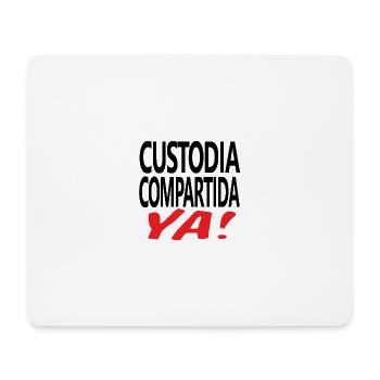Custodia Compartida YA Negro - Mousepad (Querformat) - Weiß - Vorne