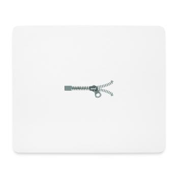 Zipper Zip Zippers Zipper - Mouse Pad (horizontal) - white - Front