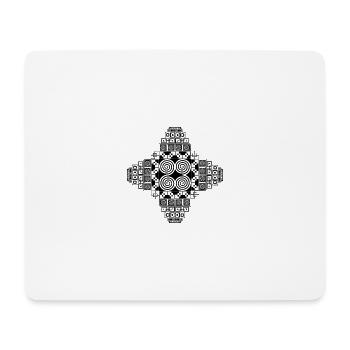 Système de son 23 spirale - Tapis de souris (format paysage) - blanc - Devant