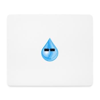 Goutte - Tapis de souris (format paysage) - blanc - Devant