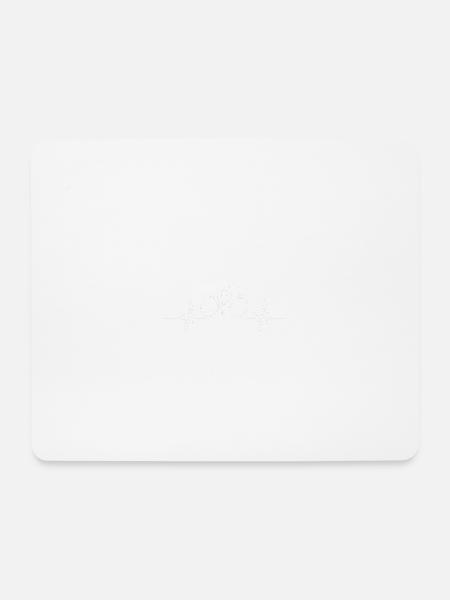 Bike Hertzschlag - Mousepad (Querformat) - Weiß