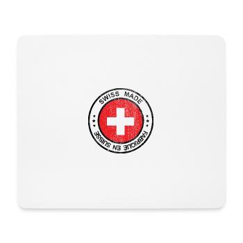 Schweizer Wappen - Mousepad (Querformat) - Weiß - Vorne
