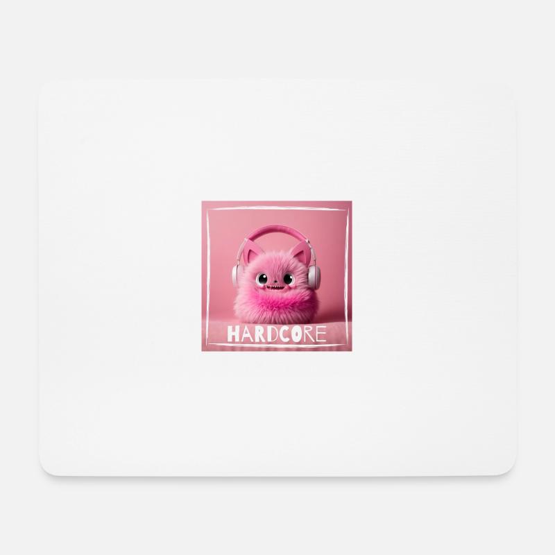 har d core - Mousepad (Querformat) - Weiß