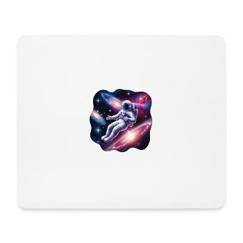 Astronaut Dreaming - Cosmic Galaxy Adventure - Mouse Pad (horizontal) - white - Front