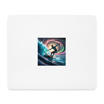 Pulsar Surfer – Une aventure de science-fiction à l’échelle cosmique - Tapis de souris (format paysage) - blanc - Devant