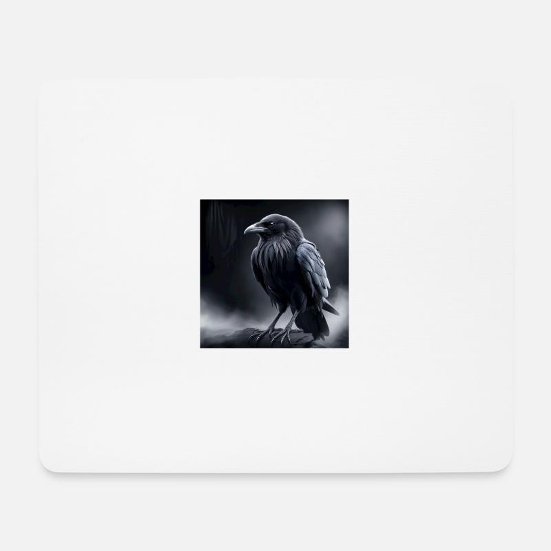 Raven 2 - Mousepad (Querformat) - Weiß