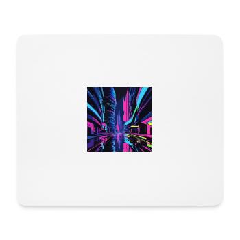 Future City 1 - Mousepad (Querformat) - Weiß - Vorne