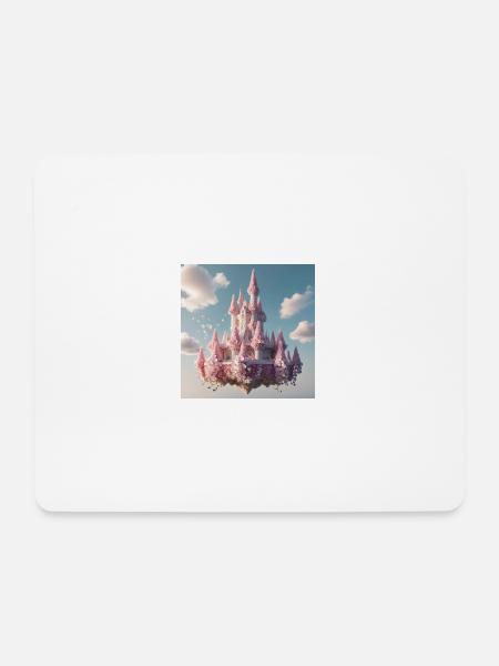 Schloss - Mousepad (Querformat) - Weiß