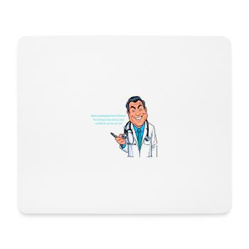 Lustige Ärzte 2 - Mousepad (Querformat) - Weiß - Vorne