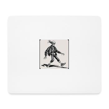 Swagger squelette - Tapis de souris (format paysage) - blanc - Devant
