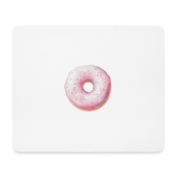 Donut - Mousepad (Querformat) - Weiß - Vorne