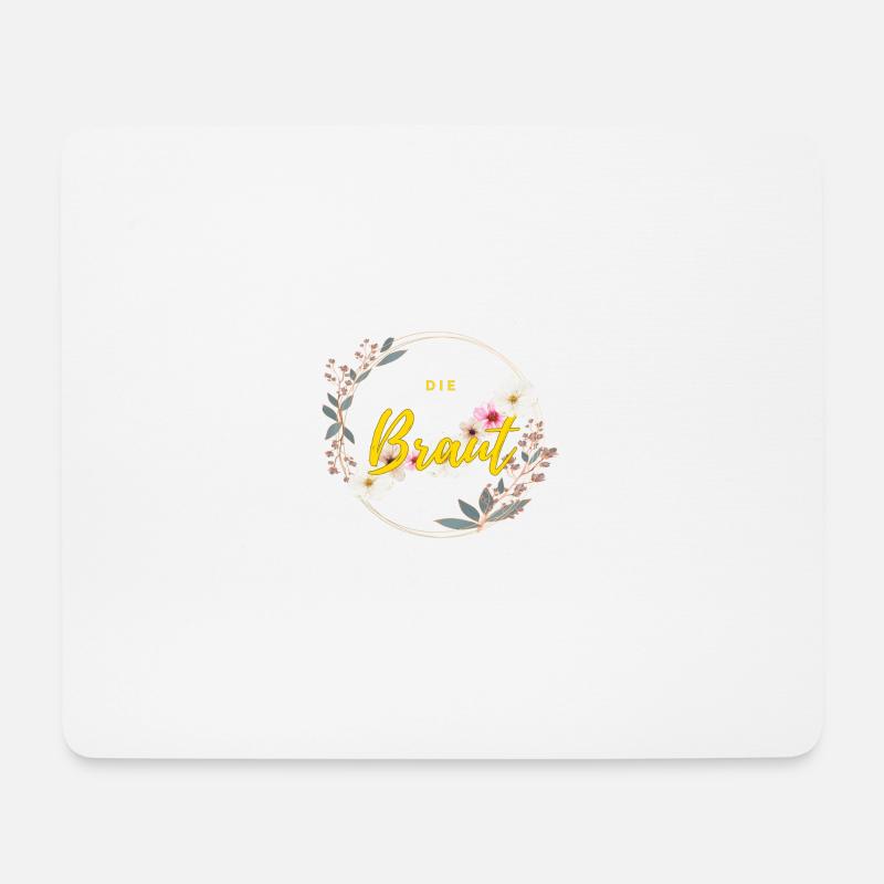 Die Braut - Mousepad (Querformat) - Weiß
