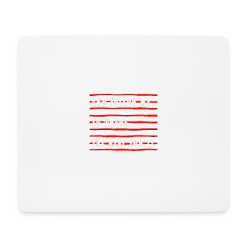 -D- - Mousepad (Querformat) - Weiß - Vorne
