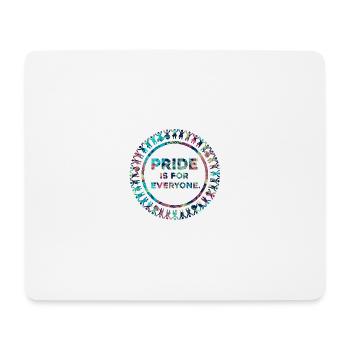 Stolz ist für alle da - Mousepad (Querformat) - Weiß - Vorne