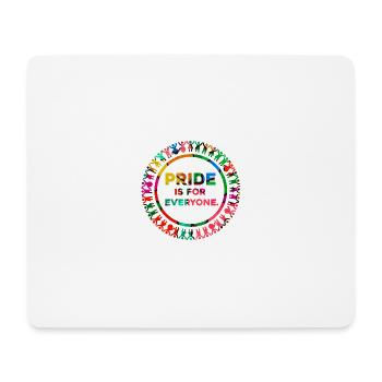 Stolz ist für alle da - Mousepad (Querformat) - Weiß - Vorne