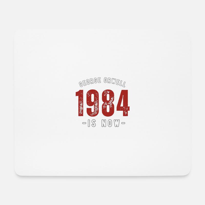 GEORGE ORWELL 1984 - Mouse Pad (horizontal) - white