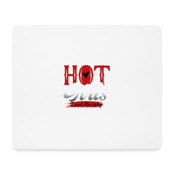 Hot Girls Lead The Way Déclaration d’autonomisation - Tapis de souris (format paysage) - blanc - Devant