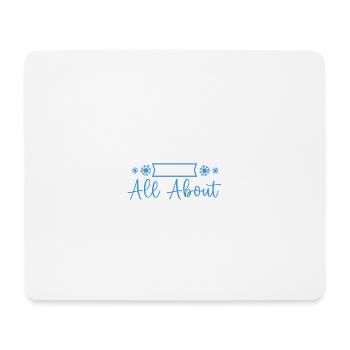 Winter Is All About Aromatherapy Bliss - Mouse Pad (horizontal) - white - Front