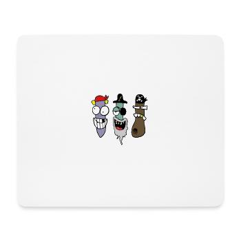 Pirates par Daniel Rausch - Tapis de souris (format paysage) - blanc - Devant